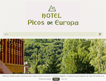 Tablet Screenshot of hotelpicosdeuropa.com